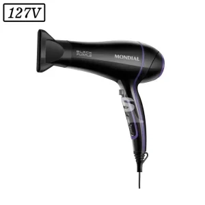 SECADOR DE CABELO MONDIAL BLACK PURPLE SCN-01 2000W 127V