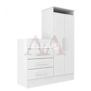 COMODA 4G 2P. ABRIR RODIAL PAMPA BRANCO 1CO2425