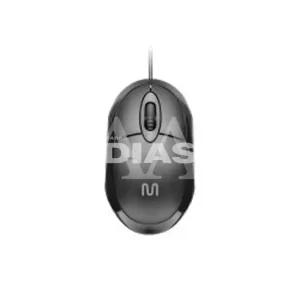 MOUSE MULTILASER  CLASSIC C/ FIO USB CABO 12OCM 3 BOTOES MO300 PRETO