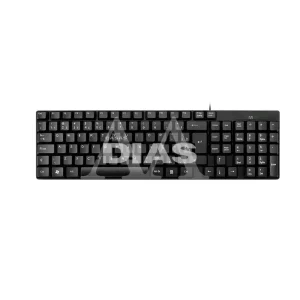 TECLADO MULTILASER COMPACTO C/ FIO USB CABO 12OCM TC193 PRETO