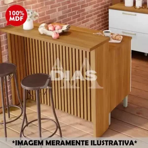 ILHA NESHER  120CM FREIJO /FREIJO 500439