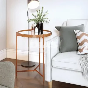 MESA LATERAL IMCAL AQUA-G ESPELHO COBRE