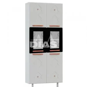 PANELEIRO TELASUL DUPLO 2P C/V NEW MIRAGE BRANCO / PRETO 815312-02