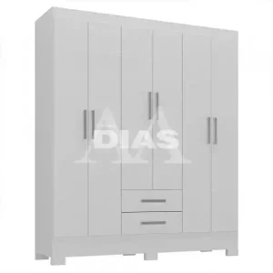 ROUPEIRO 6P. ABRIR 2G RODIAL NATAL BRANCO 1GR6222