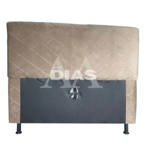 CABECEIRA DE CASAL LIFESPUMA JADE BEGE