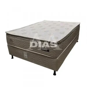 CJ BASE BOX/COLCHAO MOLAS ENSACADAS 138X188X74 DESIGN DREAM MAX C/ PIL