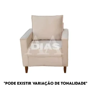 POLTRONA MALU CHANEL CASTOR VELUDO