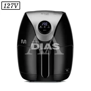 FRITADEIRA MULTILASER AIR FRYER DIGITAL 4L GO205 1500W 127V PRETA