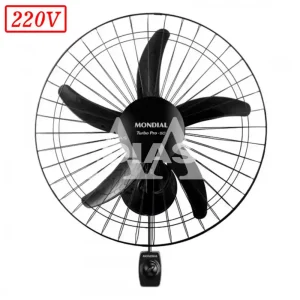 VENTILADOR MONDIAL NVP-PRO-50 PAREDE 50CM 5 PAS 3 VEL 220V PRETO