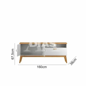 RACK BANCADA PATRIMAR SIRIUS 1.6 OFF WHITE/CINAMOMO