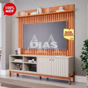 RACK BANCADA PERMOBILI HOLANDA 1.85 OFF WHITE/CINAMOMO