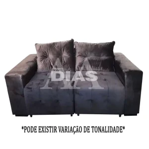 ESTOFADO DESTACK FENIX RETRATIL CHOCOLATE VELUDO