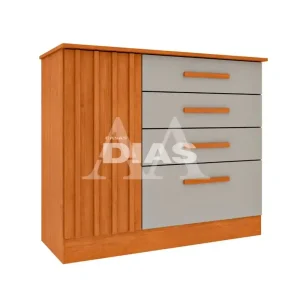 COMODA 4G 1P. ABRIR TCIL GUARANI CINAMOMO/OFF WHITE