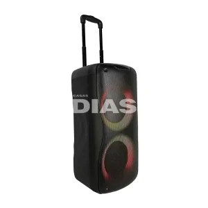 CAIXA DE SOM MULTILASER PULSE TROLLEY SP505 2X8 WOOFERS 6,5?? 800WATS