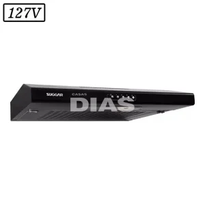 DEPURADOR AR SUGGAR SLIM 60CM 3 VEL 127V PRETO