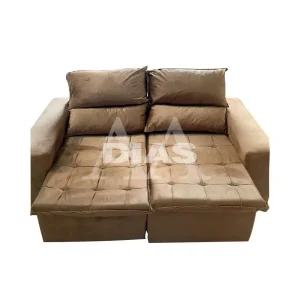 ESTOFADO BOMFLEX CHILE RETRATIL CARAMELO ASTECA VELUDO INCA 05