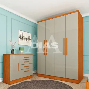 ROUPEIRO 4P. ABRIR 2G TCIL AMSTERDAM C/ PES CINAMOMO / OFF WHITE