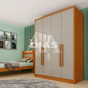 ROUPEIRO 4P. ABRIR 2G TCIL DINAMARCA C/ PES CINAMOMO / OFF WHITE