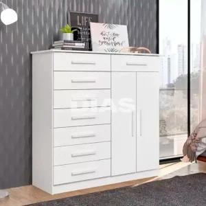 COMODA 8G 2P. ABRIR ALBATROZ NEW VERONA BRANCO