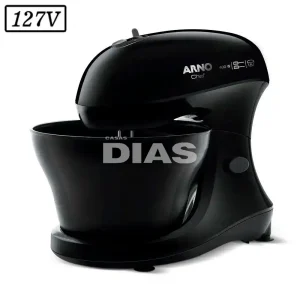 BATEDEIRA ARNO CHEF SM01 1 TIGELA 400W 5 VEL 127V PRETA