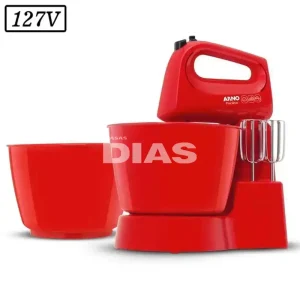 BATEDEIRA ARNO FACILITA SX25 2 TIGELAS 350W 3 VEL 127V VERMELHA