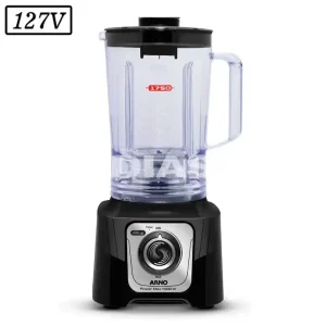 LIQUIDIFICADOR ARNO POWER MAX COMFORT LN65 1400W 15 VEL 127V PRETO
