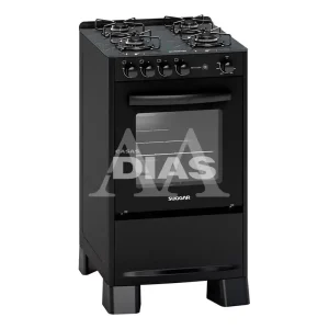 FOGAO 4B SUGGAR PISO NEO COOK MESA VIDRO PRETO
