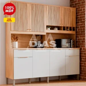 KIT 8P 2G RONIPA CONCORD AMENDOA/OFF WHITE