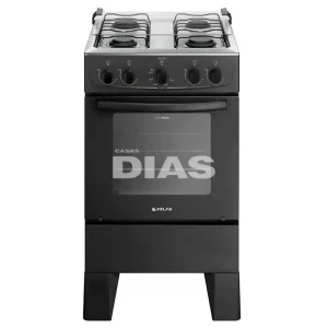 FOGAO 4B ATLAS MILAO PRETO