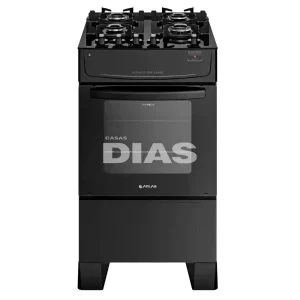 FOGAO 4B ATLAS MONACO TOP GLASS PRETO