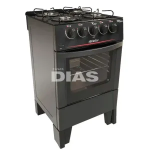 FOGAO 4B BRASLAR NEW TOP GLASS BLACK