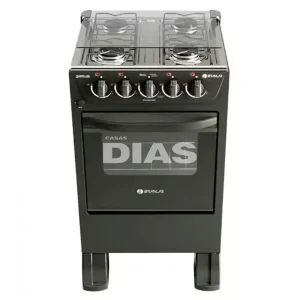 FOGAO 4B BRASLAR PISO NEW SIRIUS PLUS AUTOMATICO BLACK