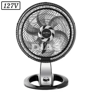 VENTILADOR BRITANIA BVT410 TURBO 47CM 6 PAS 3 VEL 127V PRETO
