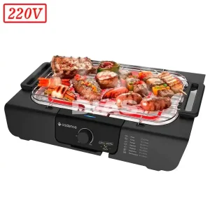 CHURRASQUEIRA ELETRICA CADENCE GRILL MENU GRL810 1800W 220V PRETA