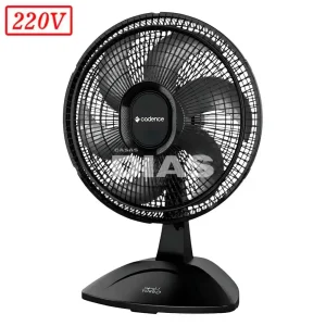 VENTILADOR CADENCE TURBO REFRESH VTR410 45CM 6 PAS 3 VEL 220V PRETO