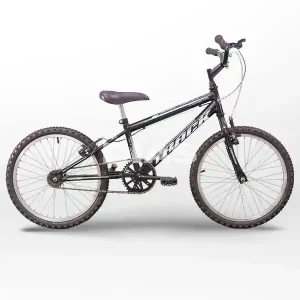 BICICLETA TK3 TRACK COMETA ARO 20 S/MARCHA PRETO/BRANCO