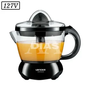 ESPREMEDOR DE FRUTAS LENOXX EASY BLACK 127V PRETO