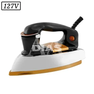 FERRO DE PASSAR PHILCO PFE01P SECO 127V PRETO/DOURADO