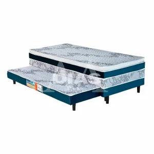CAMA BOX D28 88X188X53 BELLABAHIA MARAU C/AUXILIAR C/PILLOW