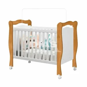 BERCO MINI CAMA JA LARA BRANCO/NATURE