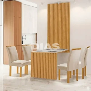 CJ MESA 4C CEL MOVEIS CANCUN RETANGULAR 120X90 TAMPO CANCUN C/VDO CAD.