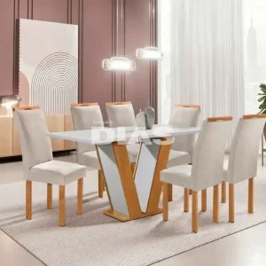 CJ MESA 6C CEL MOVEIS QATAR RETANGULAR 160X80 TAMPO DAKOTA PLUS S/VDO