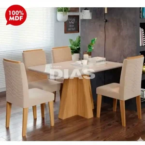 CJ MESA 4C CIMOL MAITE RETANGULAR 130X80 NATURE / OFF WHITE