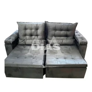 ESTOFADO RG VENEZA RETRATIL 2.20 CINZA INCA 10