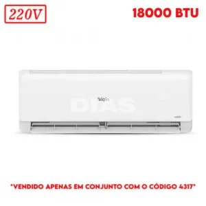 AR CONDICIONADO EVAPORADORA ELGIN SPLIT HIGH WALL ECO INVERTER II C/ WIFI 18000 BTU 220V