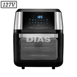 FRITADEIRA ELGIN FORNO OVEN FRY 12L 127V PRETO
