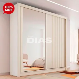 ROUPEIRO 2P CORRER 4G EUROPA LUGANO C/ ESPELHO OFF WHITE